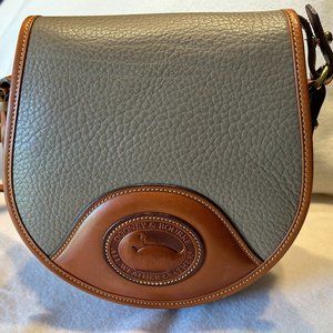 Vintage DOONEY & BOURKE All Weather Leather Crossbody Flap Bag